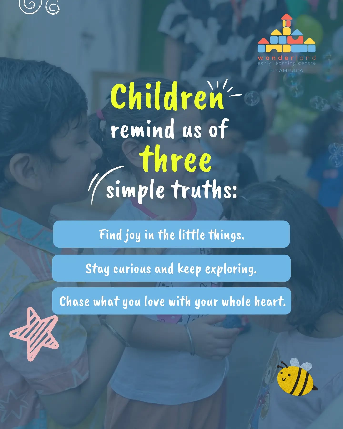 The smallest hearts often teach the biggest lessons. ๐
Joy. Curiosity. Passion.
Three reminders we could all use a little more often.
#quotes #welcpitampuraofficial #kidsart #explore