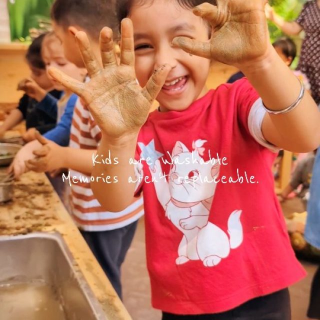 WELC : The Great Mud Affair.

Where the clothes got muddy,
the hands got messy,
and childhood got a little more magical.

Because babies are washable.
But the memories they make aren’t replaceable.

Some afternoons are meant to be messy.
Some memories are meant to last forever.

#mudplay #messyplay #mudkitchen #welcpitampura